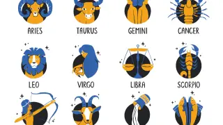 Znak zodiaku czerwiec to Bliźnięta. Ilustracje dwunastu znaków zodiaku: Baran, Byk, Bliźnięta, Rak, Lew, Panna, Waga, Skorpion, Strzelec, Koziorożec, Wodnik, Ryby.